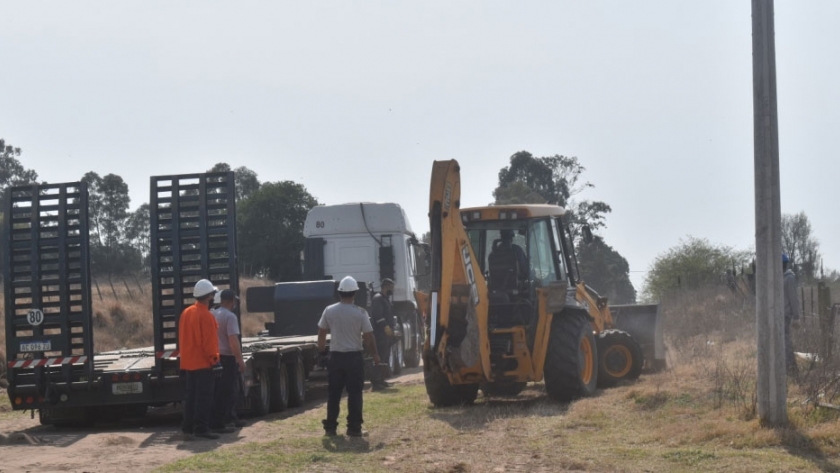 Comenzaron los trabajos en el sistema de desagües cloacales de Laguna Alsina