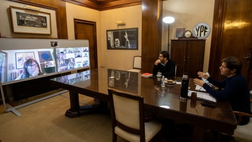 Kicillof mantuvo una reunión con intendentes del AMBA