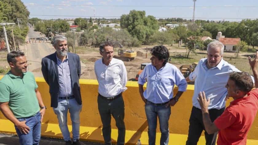 Katopodis recorrió los avances de la Circunvalación de San Luis