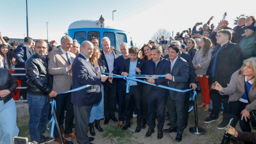 El tren universitario amplía su recorrido, luego de las obras de Nación y Provincia de Buenos Aires