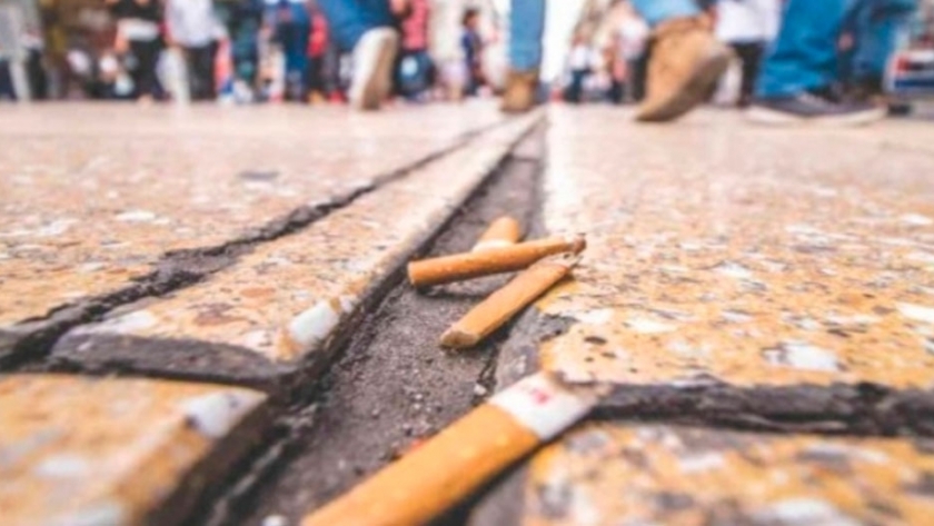 Presentan un proyecto para multar a los que tiren colillas en la vía pública