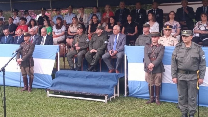 El ministro Domínguez participó de la asunción del nuevo jefe de la VII Agrupación de Gendarmería Nacional