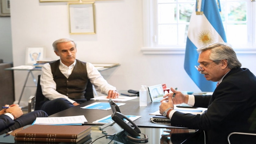 El presidente Alberto Fernández mantuvo una comunicación telefónica con su par chileno, Sebastián Piñera