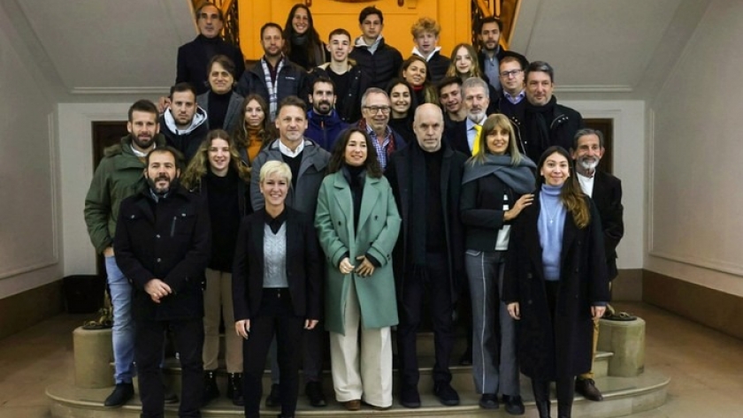 Rodríguez Larreta se reunió con la delegación argentina de los Juegos Macabeos