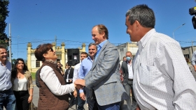 Bordet inauguró el acceso a Aldea Brasilera