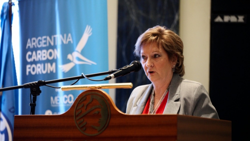 Lamas participó de la apertura del Argentina Carbon Forum