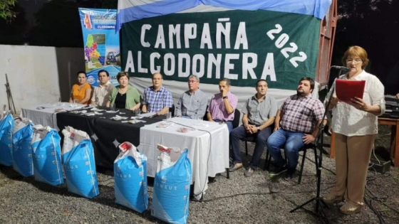 <El ministro de Producción lanzó la Campaña Algodonera 2022 en Clodomira