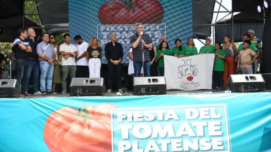 Fiesta del Tomate Platense: la provincia incentiva la producción autóctona