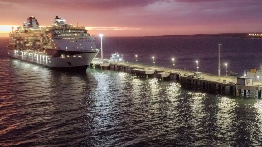 Temporada de cruceros: Arribaron más de tres mil pasajeros a Puerto Madryn