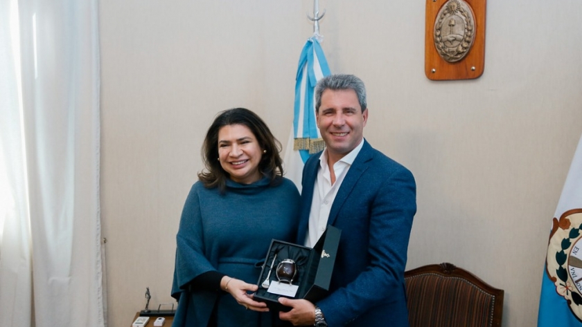 Sergio Uñac recibió a la coordinadora de la ONU en Argentina