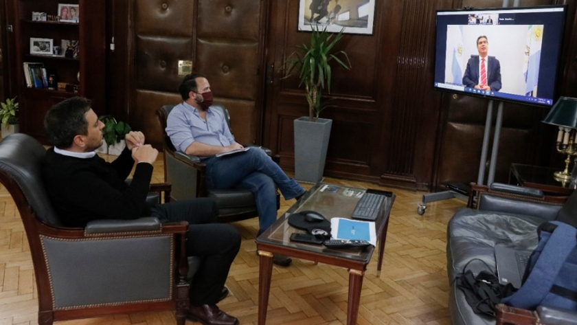 Cabandié y Capitanich dialogaron para avanzar en la modificación de la ley de bosques