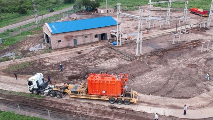Avanza la obra de energía eléctrica en Las Cañas
