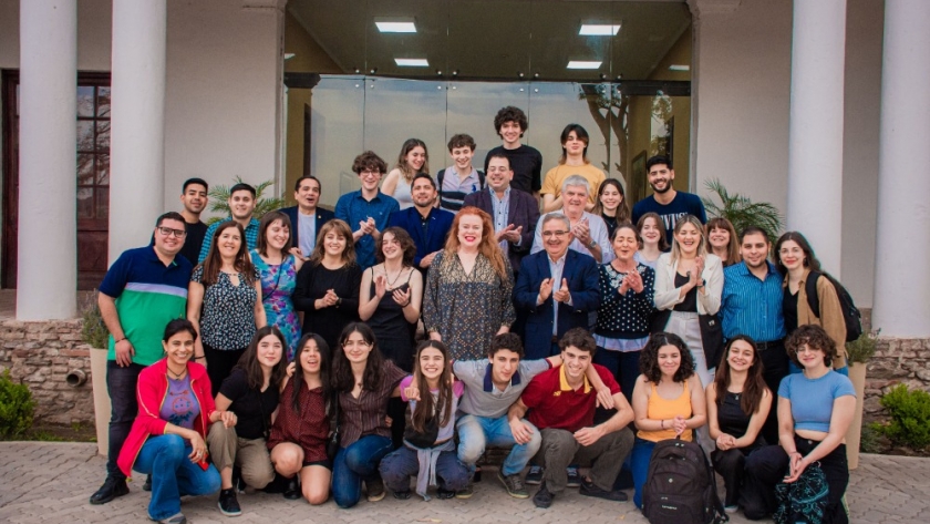 Raúl Jalil recibió a estudiantes del Colegio Nacional de Buenos Aires