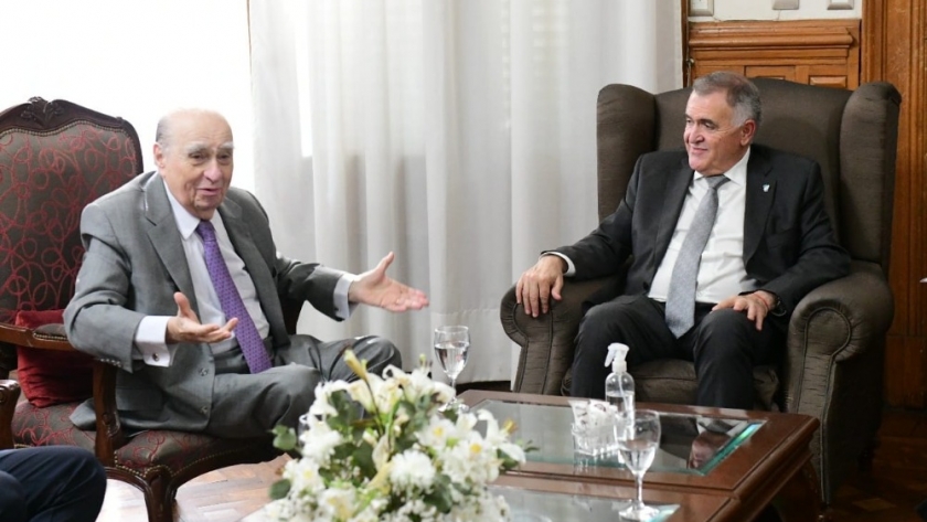 Jaldo y Julio María Sanguinetti analizaron la actualidad política y social