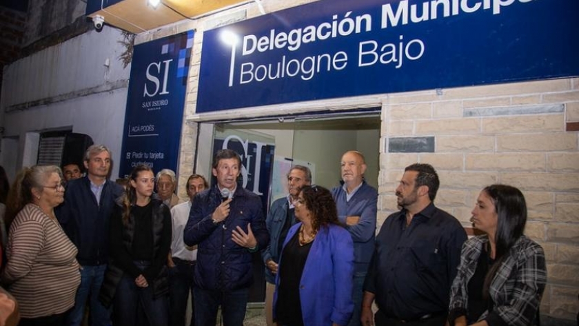 Inauguración de nueva delegación municipal en Bajo Boulogne