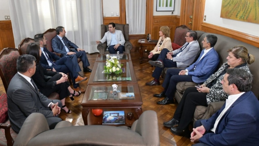 Mansilla recibió al expresidente de Paraguay Federico Franco