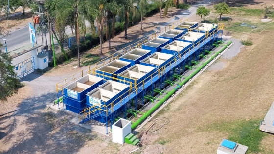 Agua Potable finalizó la nueva planta potabilizadora de Perico
