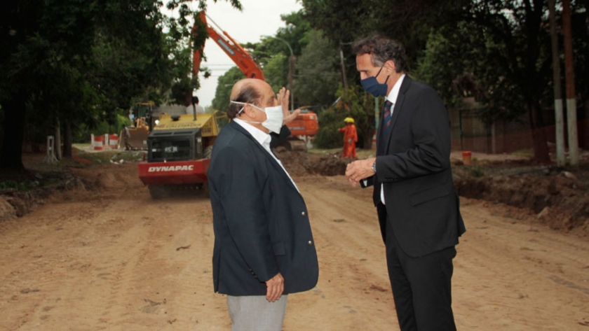 Katopodis recorrió obras del Plan Argentina Hace en Berazategui
