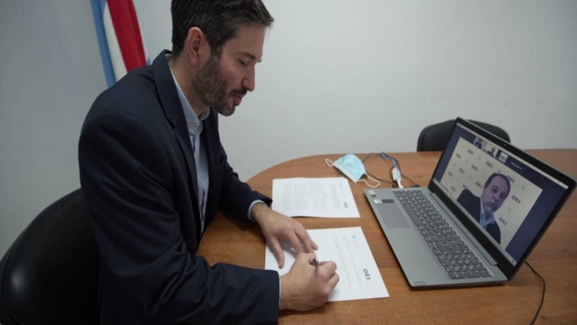 El CGE y la OEI firmaron un convenio de colaboración para la realización y difusión de programas, proyectos y actividades de cooperación mutuas