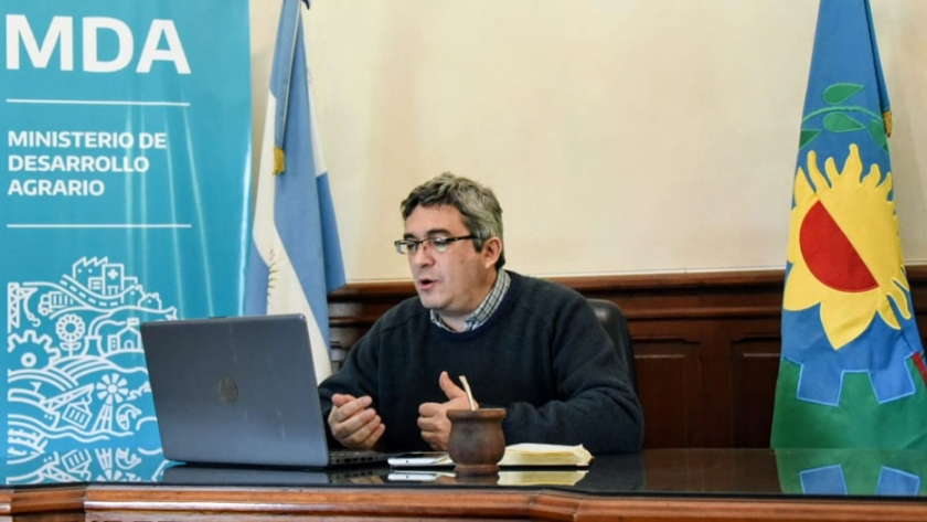 El ministro de Desarrollo Agrario avanzó con municipios en la articulación del programa de Prevención de ETS bovinas