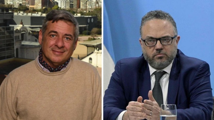 Encuentro protocolar entre Pino y Kulfas