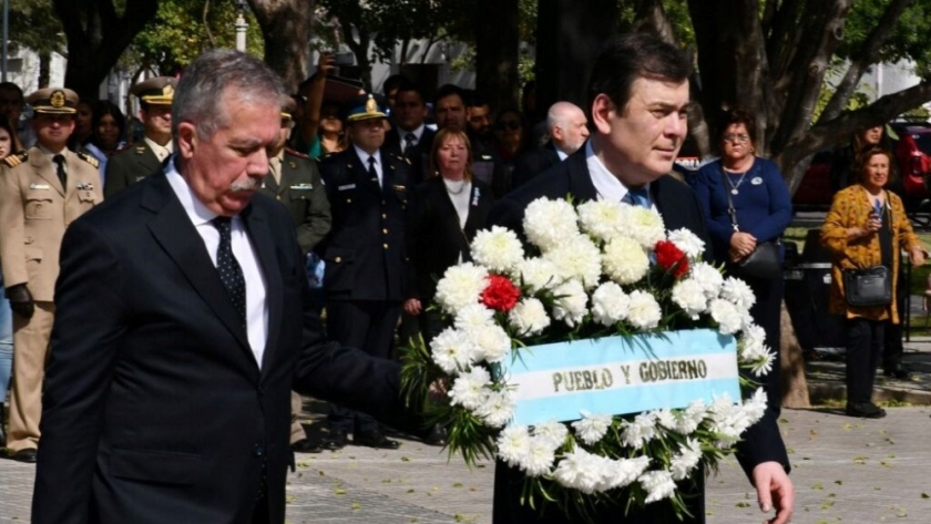 Emotivo acto a 173 años del fallecimiento del General San Martín