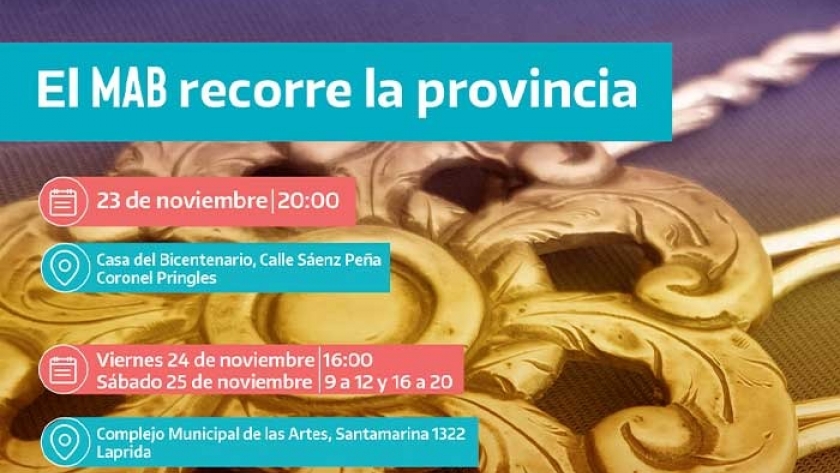El Mercado de Artesanías Bonaerenses presente en Coronel Pringles y Laprida