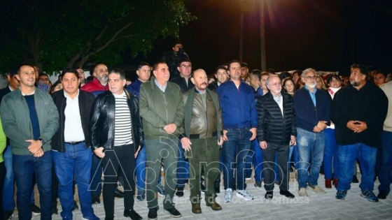 El gobernador Insfrán inaugura plaza recreativa y circuito deportivo de calistenia en Formosa