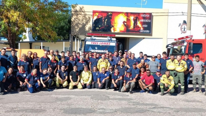 Ambiente capacitó a bomberos bonaerenses en el uso y seguridad de medios aéreos