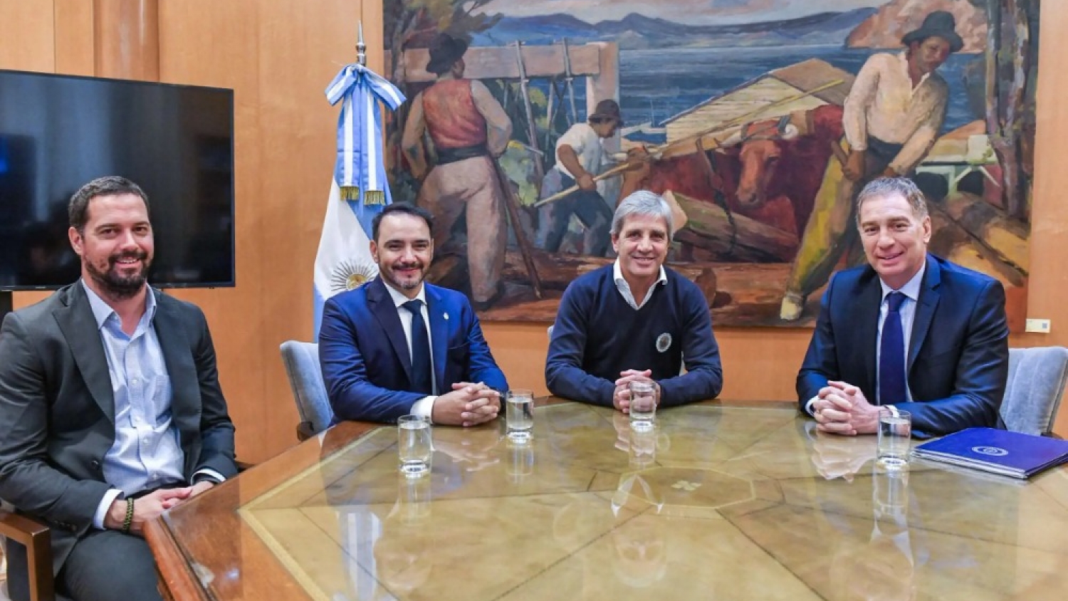 Valdés avanza con Nación por inversiones y proyectos clave