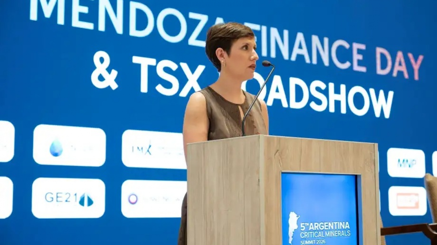 Jimena Latorre impulsa a Mendoza como centro financiero minero