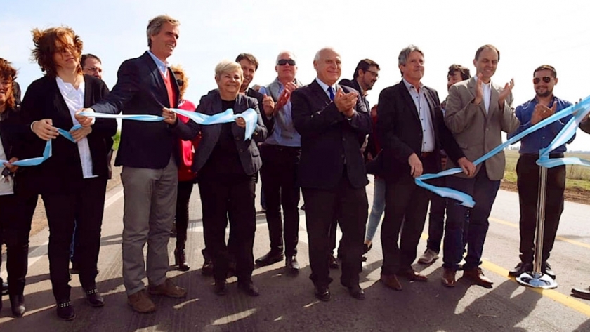 Santa Fe: Lifschitz inauguró la repavimentación de la Ruta Provincial 91