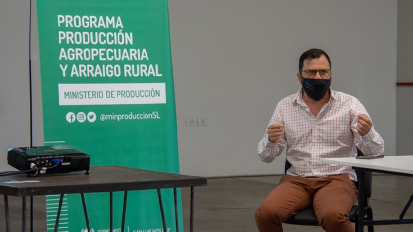 Juan Lavandeira: "Trabajamos con el objetivo de fortalecer la producción y comercialización de los chivos de San Luis"