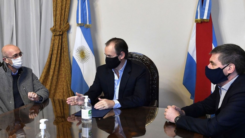 Bordet mantuvo un encuentro de trabajo con el nuevo titular de la Caja de Jubilaciones