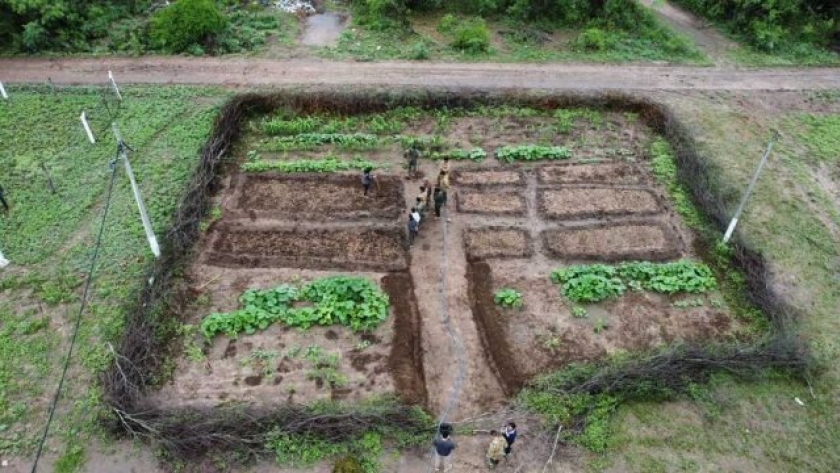 INTA y Ejército Argentino trabajan en proyecto de huerta agroecológica