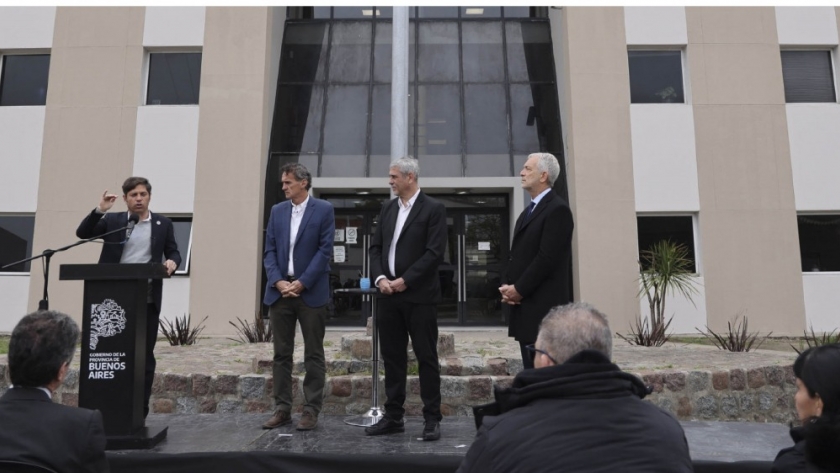 Kicillof y Katopodis inauguraron la ampliación del Anexo Mitre del Departamento Judicial Avellaneda - Lanús