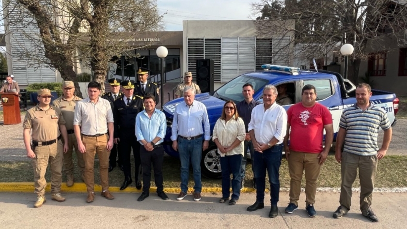Río Cuarto: Busso entregó equipamiento para consorcio, BPAs y patrulla rural