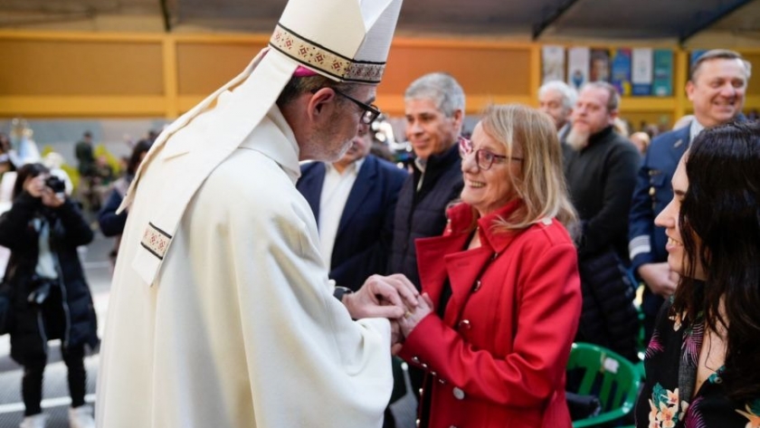 Alicia participó de la asunción del nuevo Obispo de Santa Cruz y Tierra del Fuego