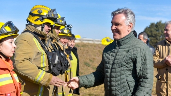 <Prevención de incendios: Llaryora inauguró la Base Operativa Las Tapias