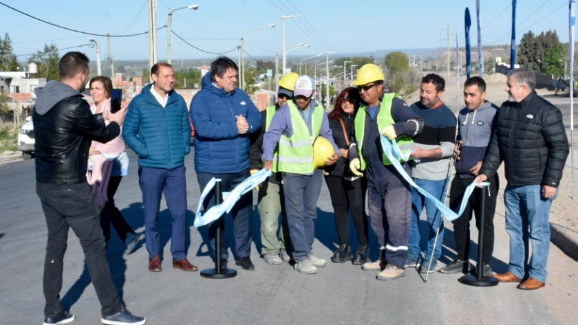 La ciudad de Neuquén suma más cuadras de asfalto