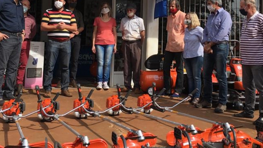 Ya son más de mil las motoguadañas y motosierras entregadas por el INYM a pequeños productores