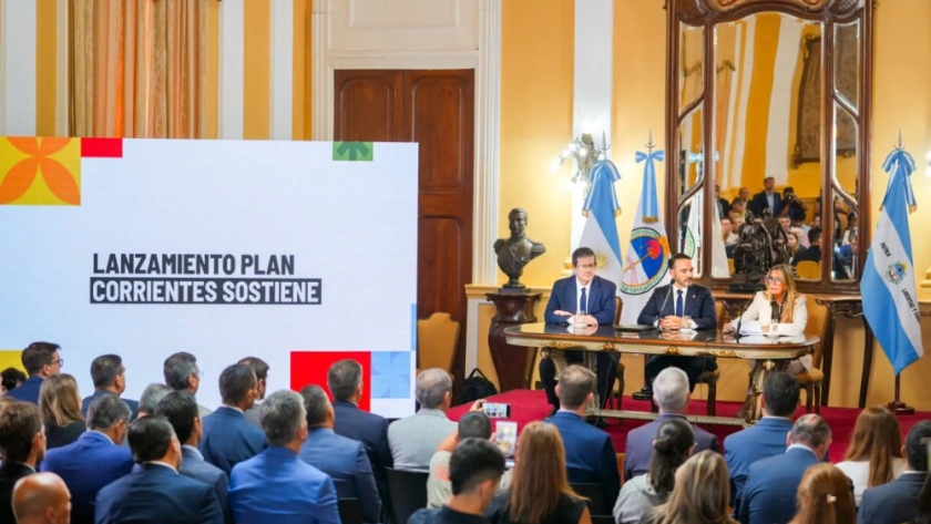 Corrientes lanza “Corrientes Sostiene”, un plan de desendeudamiento por $130.000 millones para familias y empresas