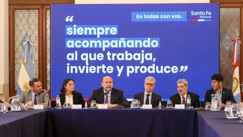Omar Perotti presentó el proyecto de Ley del nuevo Sistema de Gestión de Riesgos, Emergencias y Desastres Agropecuarios