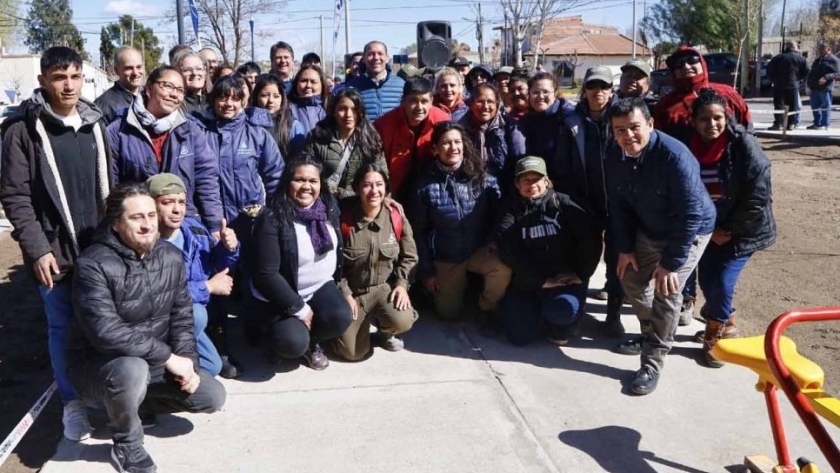 Inauguran obras de remodelación integral en el barrio Villa Ceferino
