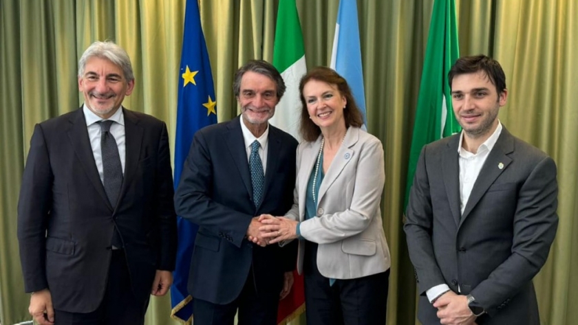 Mondino arribó a Italia con una agenda centrada en las inversiones, el sector energético y la integración empresarial