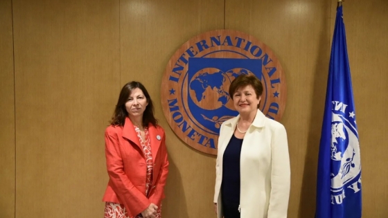 Batakis se reunió con la Directora Gerenta del FMI, autoridades del Tesoro de los EE.UU., y del Banco Mundial
