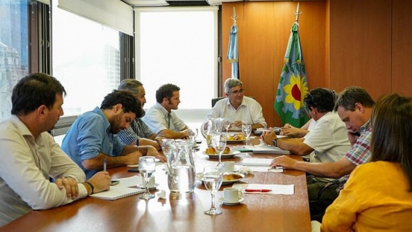 El ministro Javier Rodríguez recibió a las autoridades de CARBAP