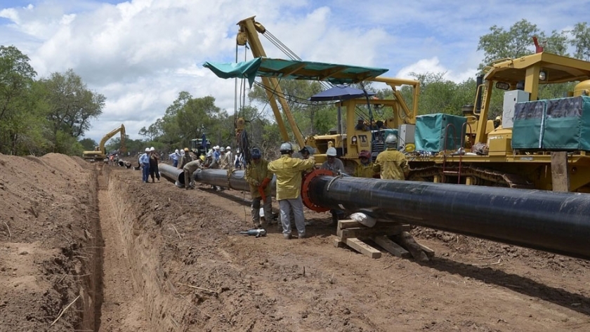 Gasoducto NEA: reactivan obras suspendidas, entre ellas en Formosa