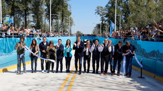 Massa y Giuliano inauguraron dos pasos bajo nivel en Malvinas Argentinas y Pilar