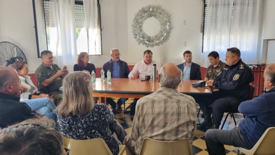 Seguridad rural en agenda: autoridades municipales se reunieron con representantes del agro